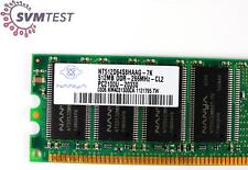 Nanya NT512D64S8HAAG-7K Memory 512MB DDR 266MHz CL2 PC2100U-20330 picture