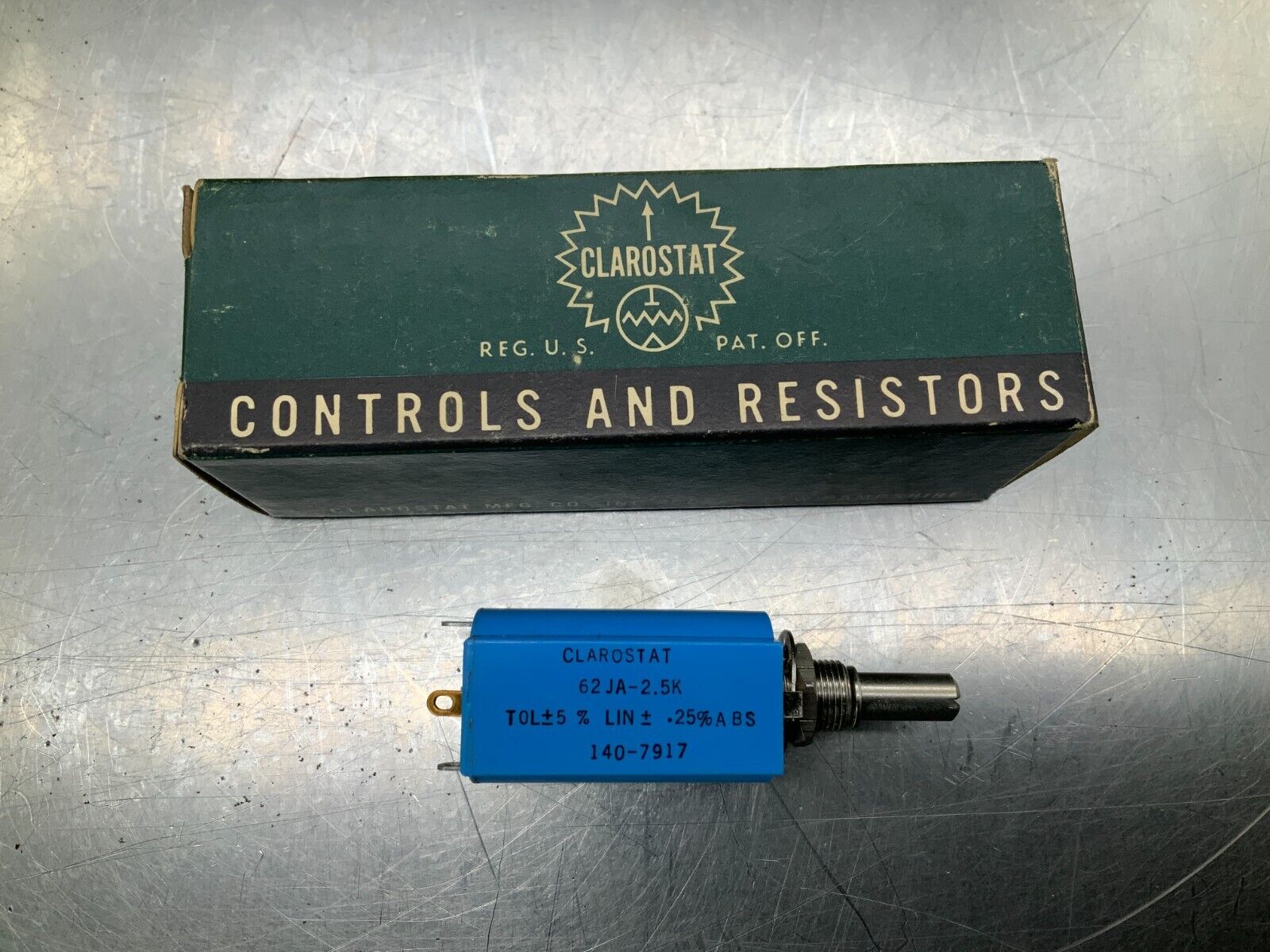 Clarostat Controls 62JA-2.5K Wirewound Potentiometer