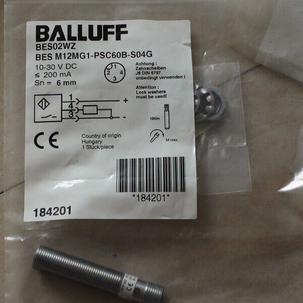 1pcs new balluff Proximity Switch BES M12MG1-PSC60B-S04G 
