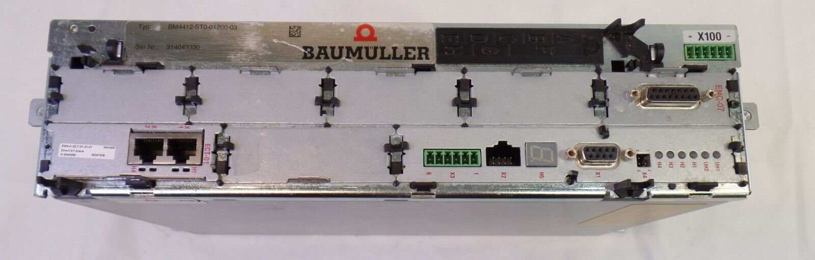 Baumuller Servo Drive BM4412-ST0-01200-03, For Parts/ Repair