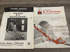 Vintage Farm Bale Elevator Owners Manual, McCormick, Little Giant  picture