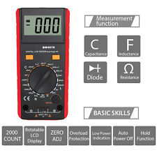 Digital Capacitance Inductance Resistance Multimeter Tester With Crocodile Clip picture