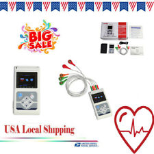 TLC5007 3-lead 24 hours Recorder ECG holter analyze ECG waveform PC software USA picture