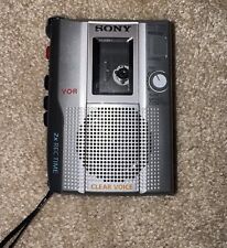 Sony TCM-200DV Handheld  Cassette Tape Voice Recorder  Tested and Works VOR 2X picture