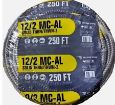 Encore Wire solid 12/2 MC-AL 250 Foot Coil MC Cable Aluminum Jacket picture