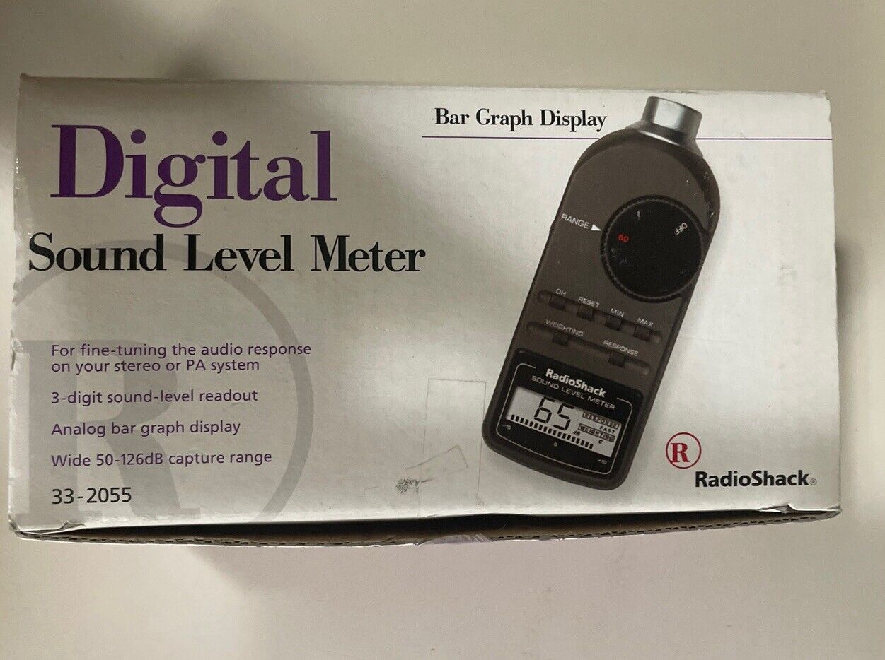 Radio Shack Realistic Sound Level Meter SPL  33-2050 1998 Electronics