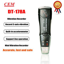 CEM DT-178A 3-Axis Shock Vibration Acceleration Data Logger 8M Memory FFT ✦KD picture
