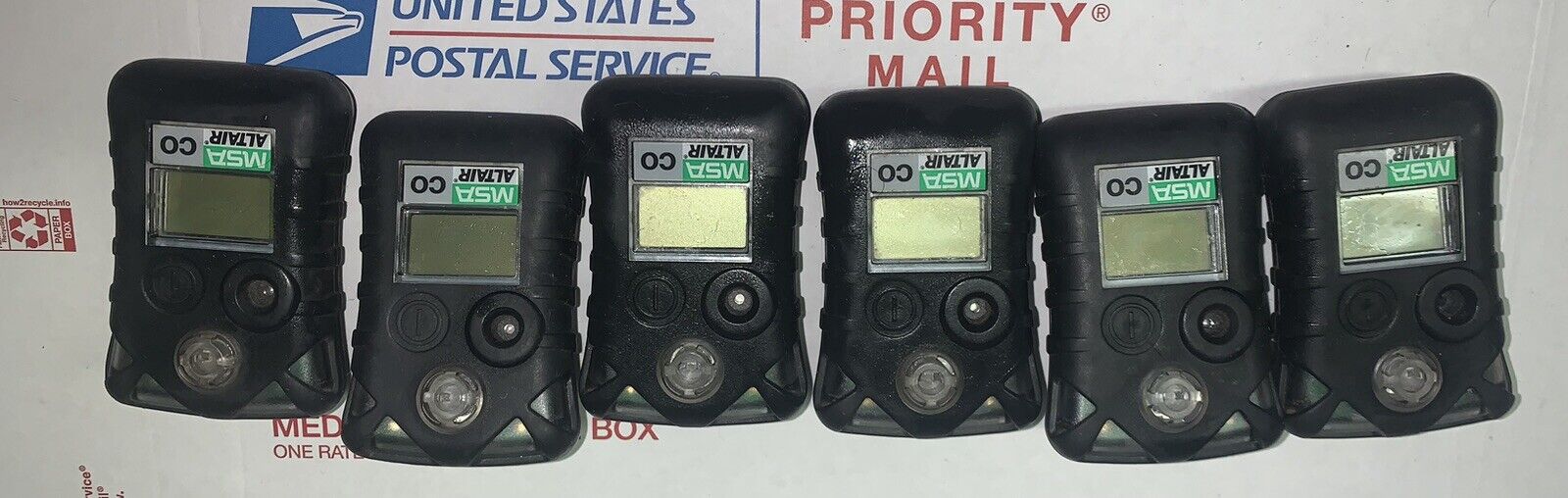msa altair gas detector Lot Of 6