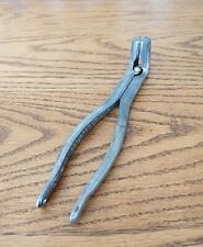 Vtg FORGED STEEL USA Battery Terminal Clamp Spreader Pliers Tool picture