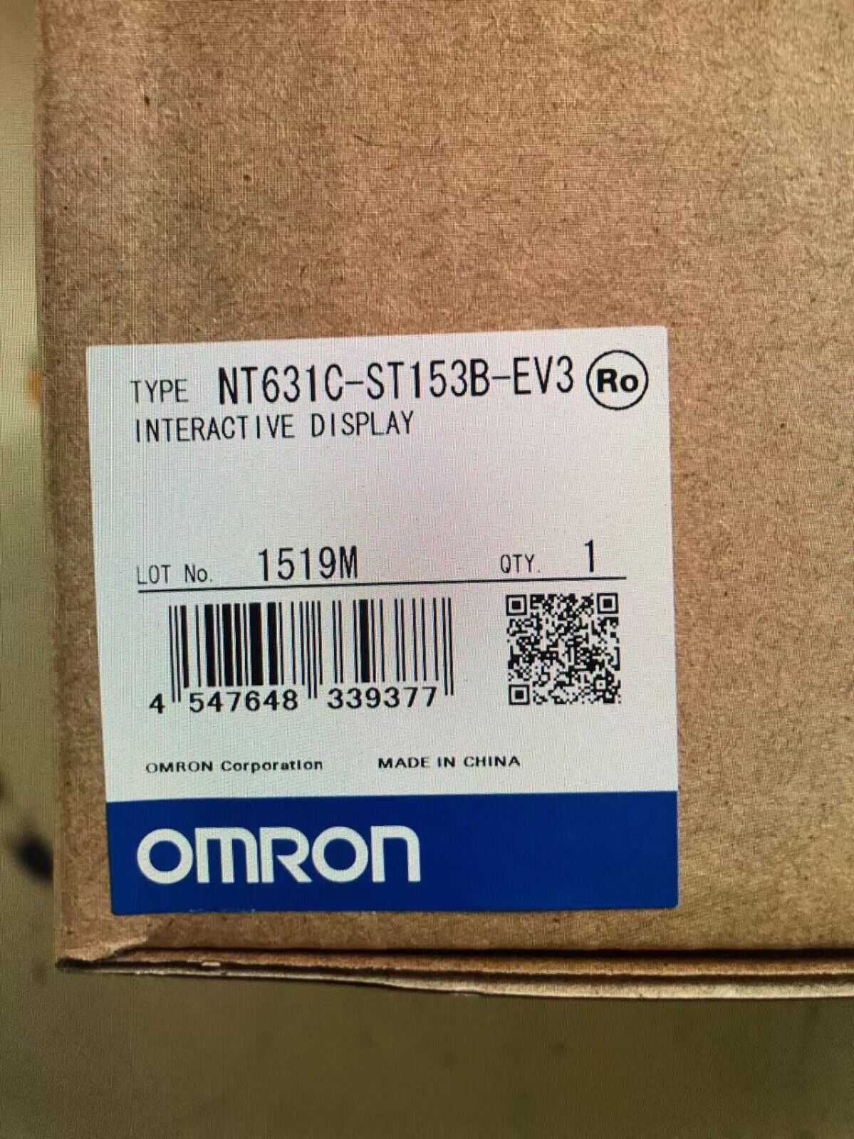 In Stock Newest In Box Original Omron NT631C-ST153B-EV3 HMI Interface Operator