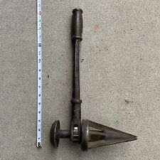Vintage Mueller Ratcheting Pipe Reamer Decatur IL Plumbing Tool Cast USA picture