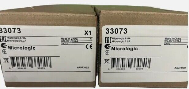 New Schneider 33073 Micrologic 6.0A In Box 