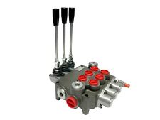 3 Spool Hydraulic Directional Control Valve Open Center 21 GPM 3600 PSI NEW picture