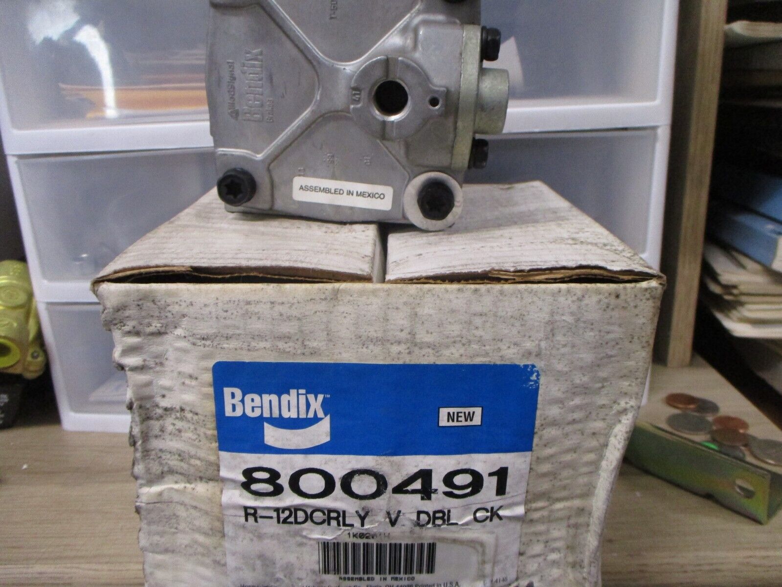 New Bendix 800491 Air Brake Relay Valve
