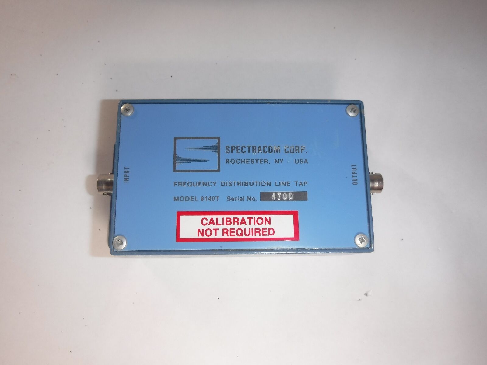 Spectracom Corp. Model 8140T Frequency Distribution Line Tap