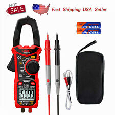 KAIWEETS HT206D AC/DC Current Voltage Digital Clamp Meter Multimeter & Test Lead picture