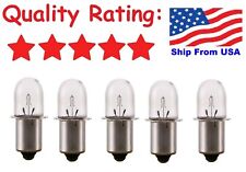 5x PR-2 Light Bulbs Fit Maglite LED 2-Cell D C Torch Flashlight Incandescent picture