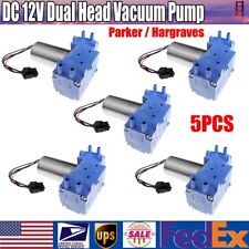 5PCS Parker / Hargraves DC12V Dual Head Brushless Air Pump Vacuum Diaphragm Pump picture