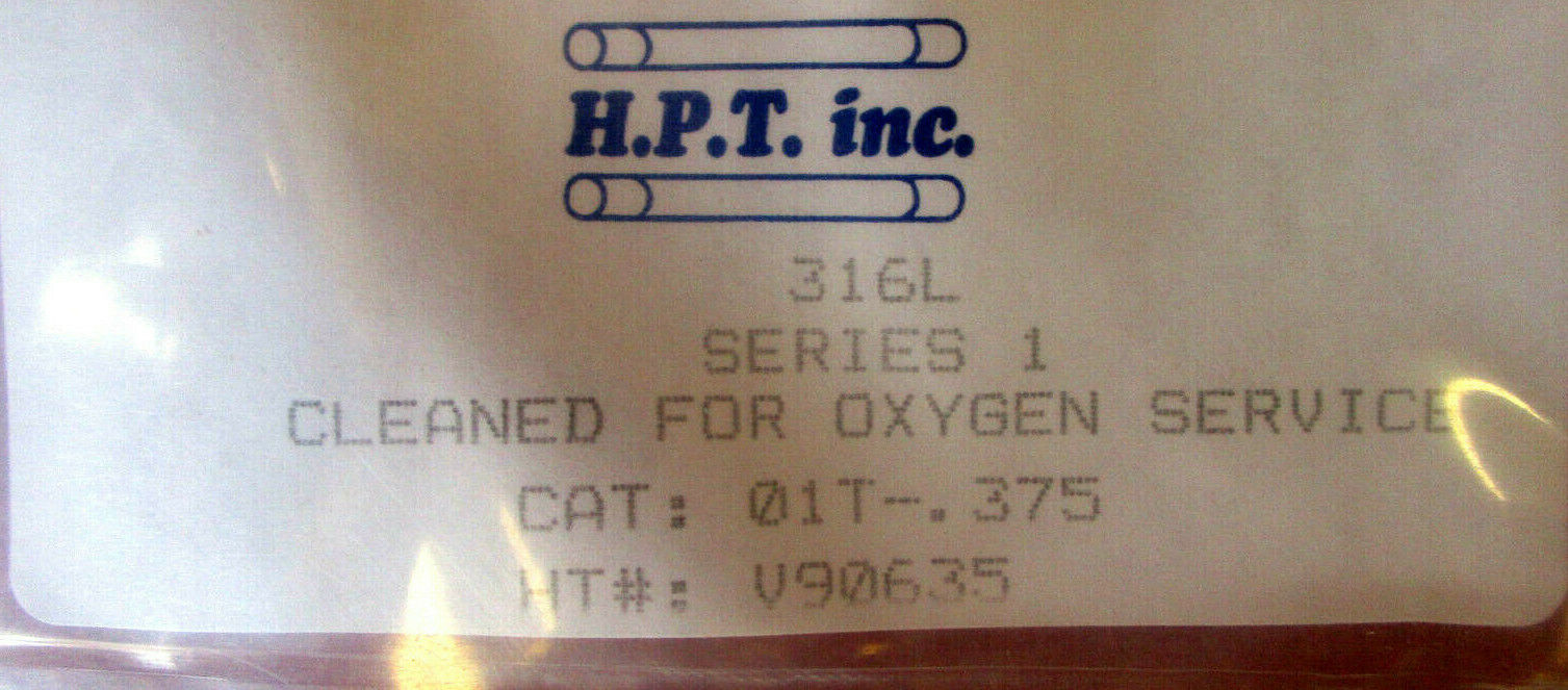 New - H.P.T. Inc V90635 316L Series 1HP 3/8\