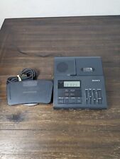 Sony BM-850 Dictator Transcriber Microcassette Player w/ Foot Control AC Adapter picture