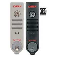 Detex Eax-300W Gray W-Cyl Exit Door Alarm,9V,Ul Listed,Horn picture
