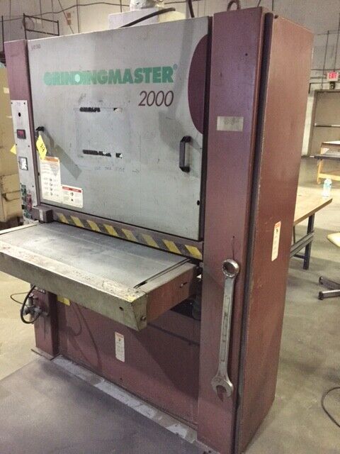 36″ GRINDING MASTER SANDER DIGITAL HEIGHT READ OUT ELECTRIC OSCILLATION