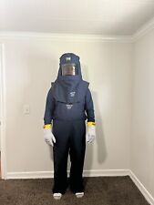 Oberon 40 Cal LAN™️ Arc Flash Hood, And Bib Suit Set W/ HVSL, COAT NOT INCLUDED picture