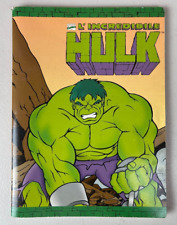 Marvel Comics Incredible Hulk Notebook Grid Paper Made in Italy 1999 Vintage picture