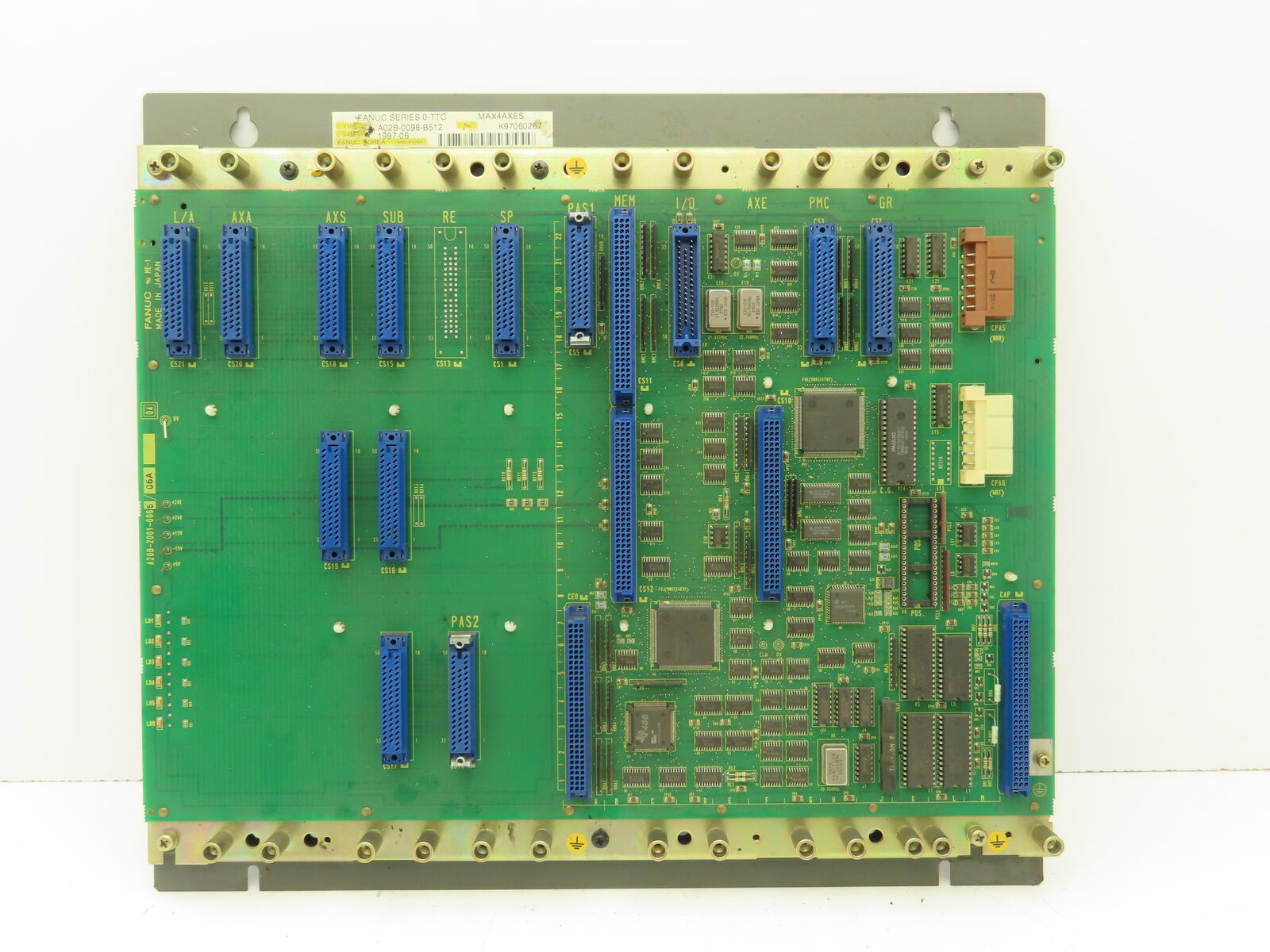 Fanuc A02B-0098-B512 Master Control Board For CNC Machinery