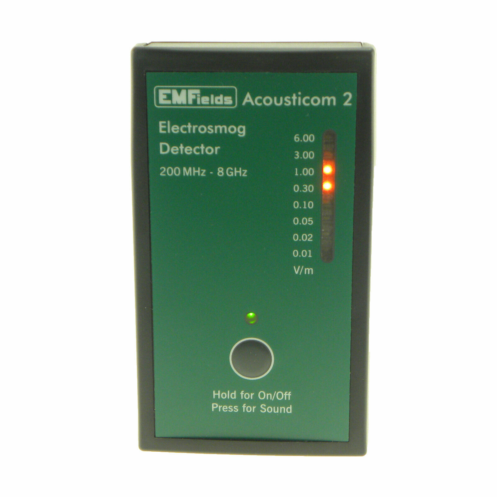 Acousticom 2 Radio Frequency RF Microwave Detector Radiation EMF Meter 0.2~8GHz