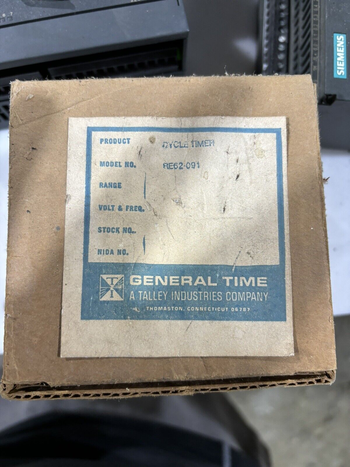 General Time RE62A091A Timer GH86017