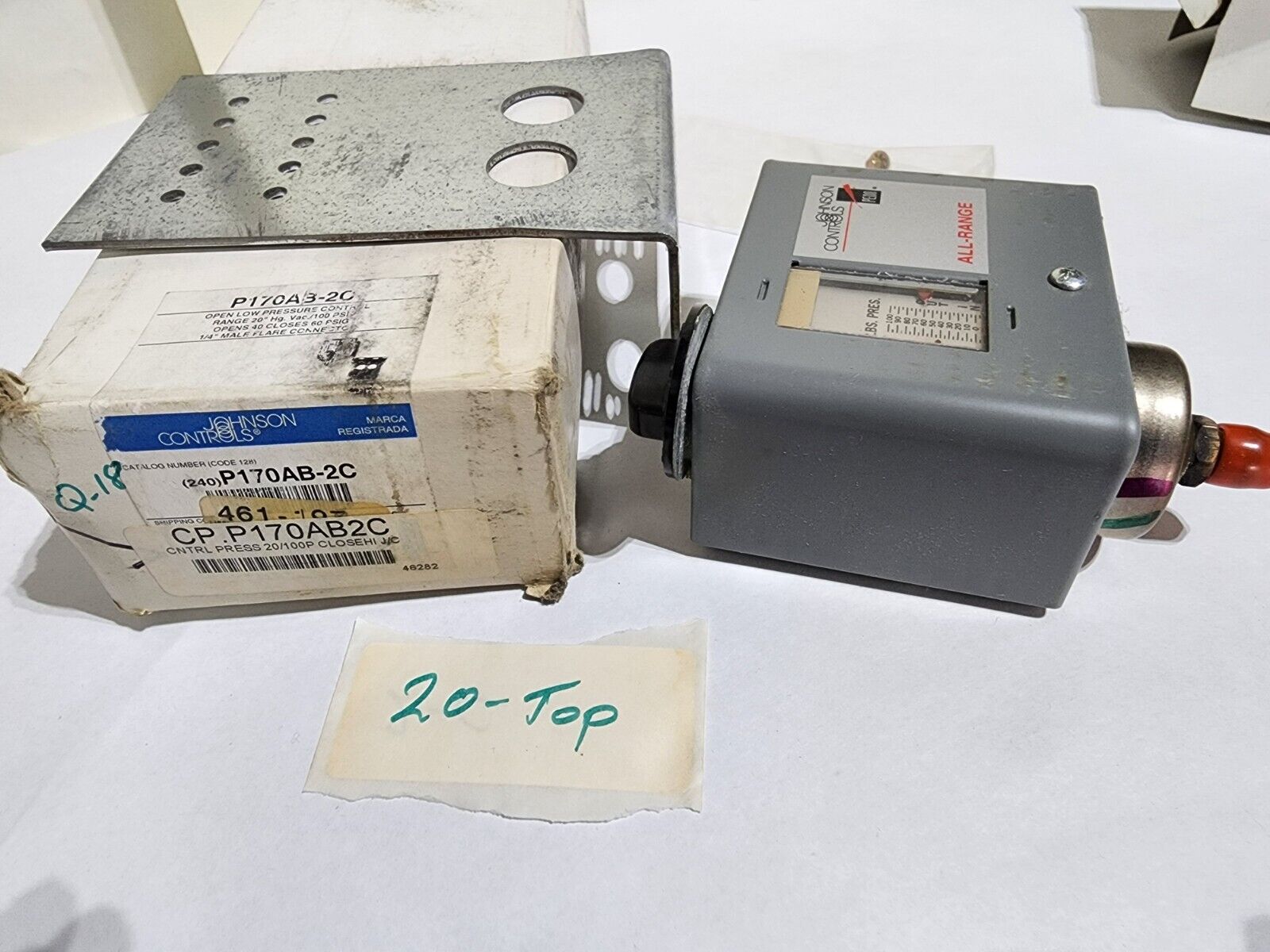 Johnson Controls P170AB-2C Low Pressure Control