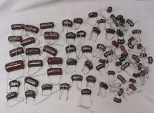 Lot of Various NOS Vintage Mallory Brown Drop Capacitors picture