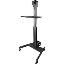 StarTech Mobile Standing Workstation with Monitor Mount CPU/PC Holder WKSTNCART picture