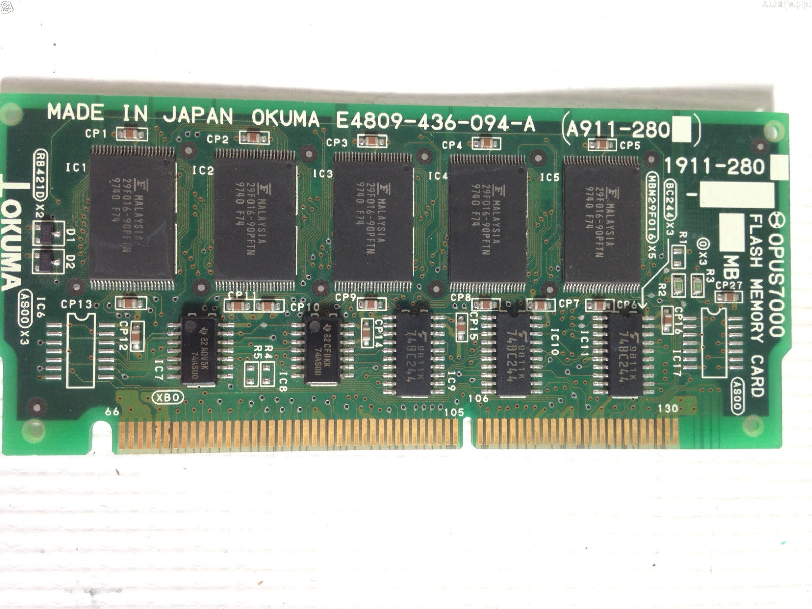 OKUMA   E4809-436-094-A   OPUS7000   FLASH MEMORY CARD      60 DAY WARRANTY