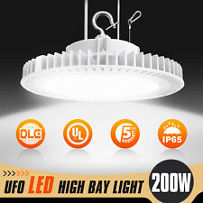 200 Watt LED UFO High Bay Lights Commercial Garage Warehouse Lighting 5000K IP65 picture