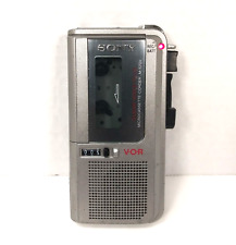 SONY M-570V VOR Handheld Micro Cassette Voice Recorder 2 speed Tested Works GC picture