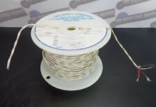 Vintage - 380 ft CLOTH BRAIDED COVERED (2 Conductor) 22 AWG. Stranded Wire w/GRD picture