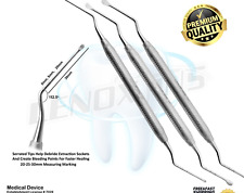 New Lucas Surgical Curettes Micro Serrated Set of 3- Dental Surgical Instruments picture