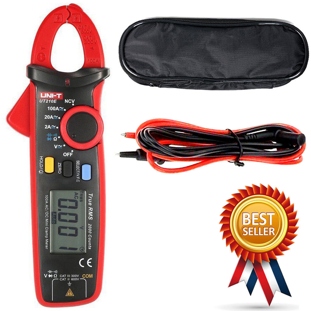 UNI-T UT210E Digital Clamp Resistance Meter Multimeter Handheld RMS AC/DC 