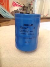 PHILIPS 2222 115 58222 HP UR 385V CAPACITOR 2200UF picture