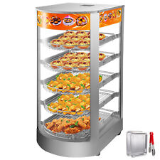 VEVOR Commercial Food Warmer Pizza Warmer 5-Tier Pastry Warmer w/Magnetic Door picture