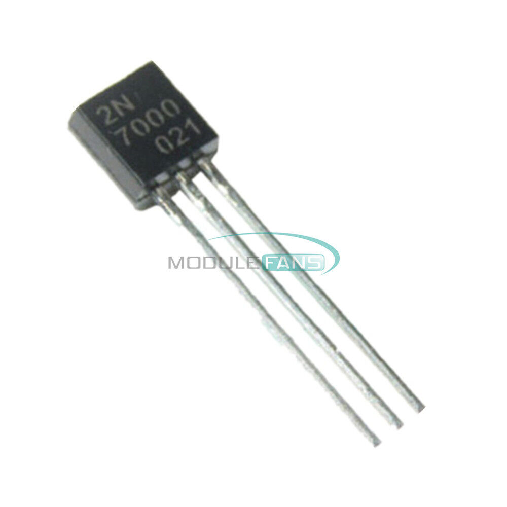 50PCS 2N7000 MOSFET N-CHANNEL 60 Volts 0.2 Amps TO-92