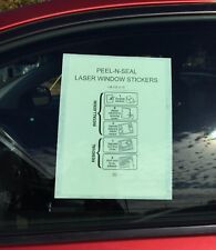 Blank Laser Window Stickers - White  • 1000 Qty. • 1 Part • (#8511) • (P7) picture