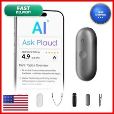 Plaud NotePin S Wearable AI Voice Recorder - Black picture