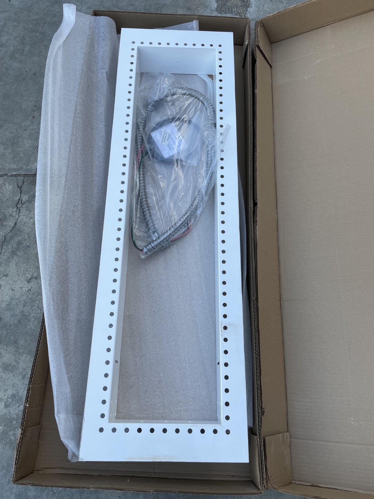 INFRATECH 18-2300WH W-39 Flush Mount Frame Stainless Steel Custom Cut