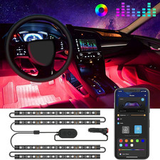 Car LED Lights, RGB Smart Car Interior Lights, App Control picture