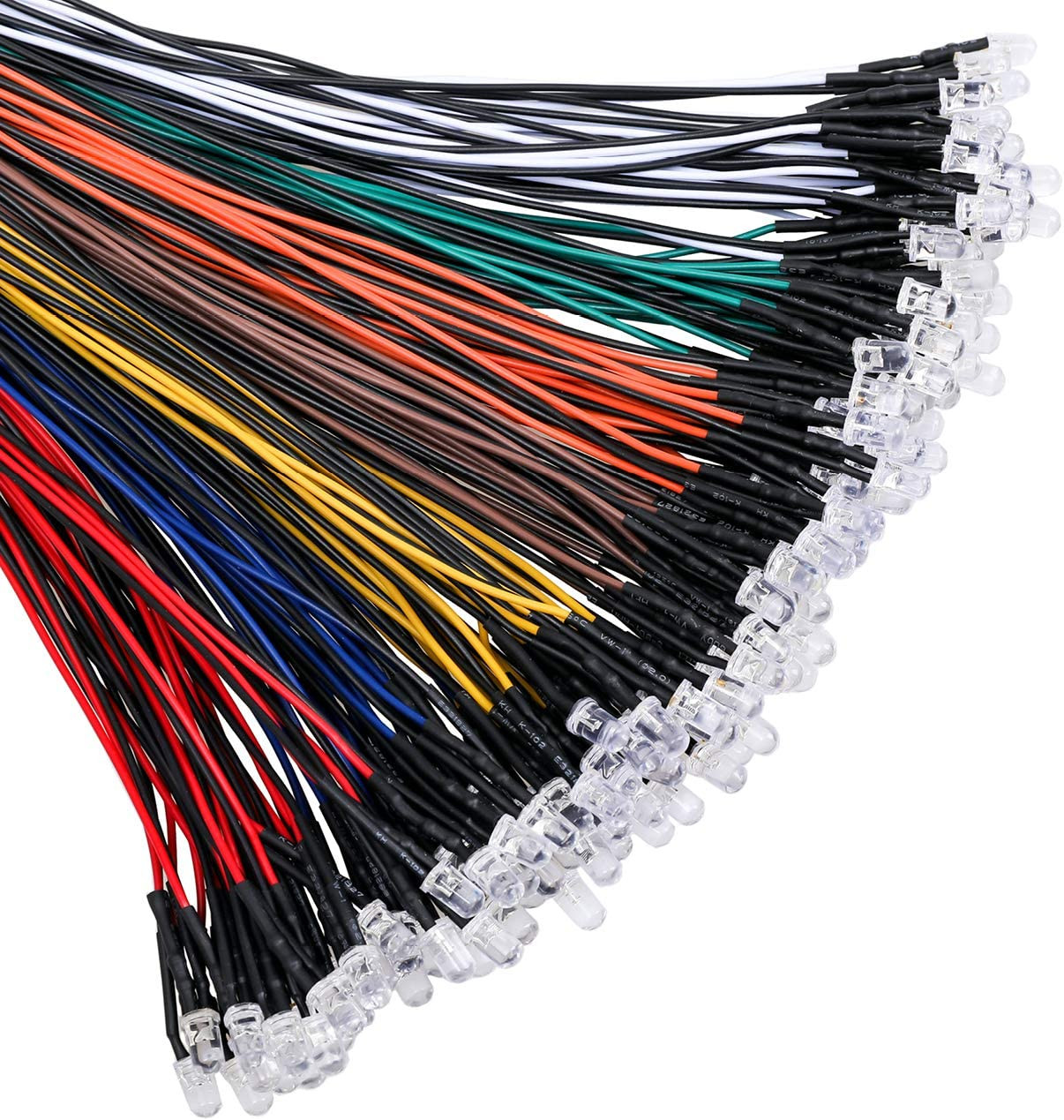 140Pcs 12 Volt LED Lights Emitting Diodes Pre Wired DC 12V 5Mm LED Assorted Kit 140Pcs 12 Volt LED Lights Emitting Diodes Pre Wired DC 12V 5Mm LED Assorted Kit