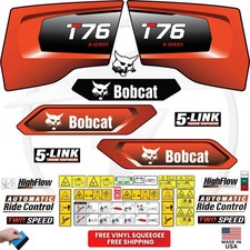 Fits Bobcat T76 Decal Kit Skid Steer / safety decals 3M VINYL /  picture