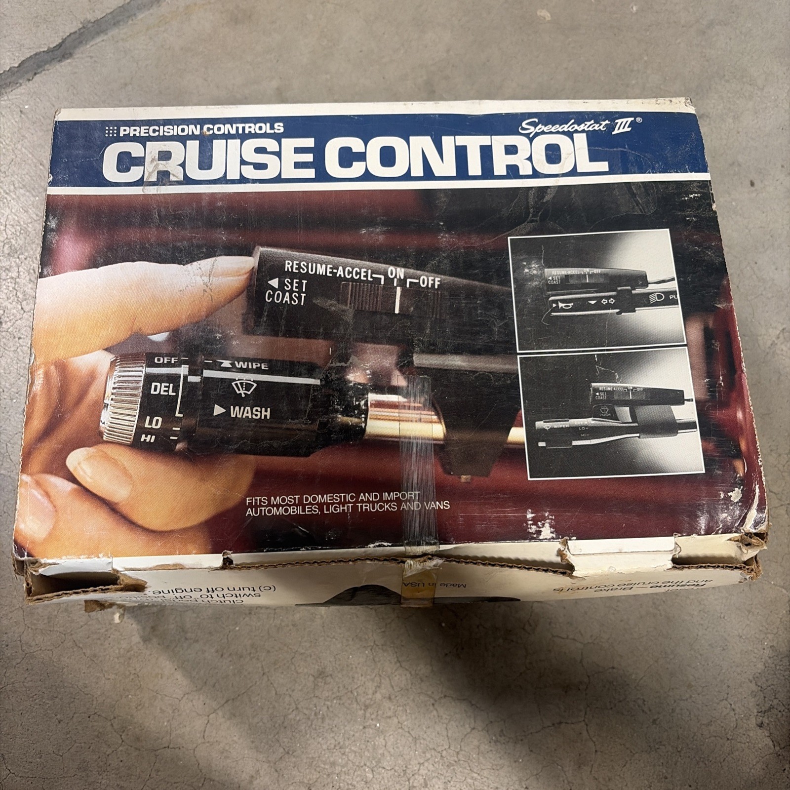 Vintage Precision Controls Speedostat III Universal Cruise Control Kit Boxed NOS